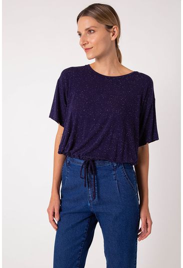 nó em blusa com elastico